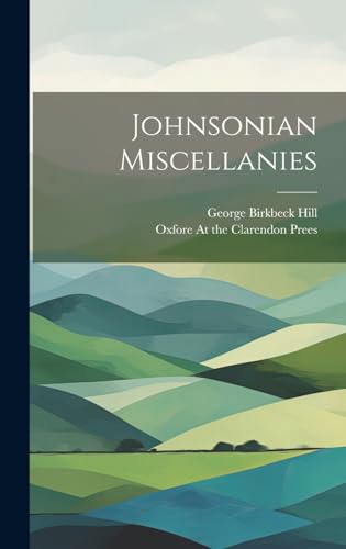 Stock image for Johnsonian Miscellanies for sale by PBShop.store US