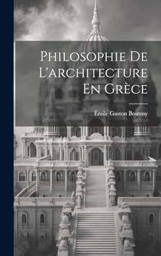 Stock image for Philosophie De L'architecture En Gr?ce for sale by PBShop.store US