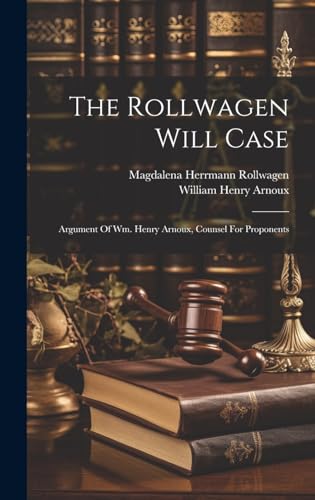Imagen de archivo de The The Rollwagen Will Case a la venta por PBShop.store US