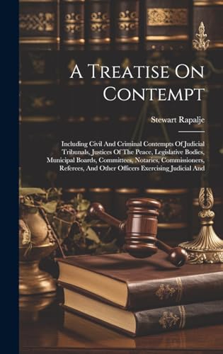 Stock image for A A Treatise On Contempt for sale by PBShop.store US