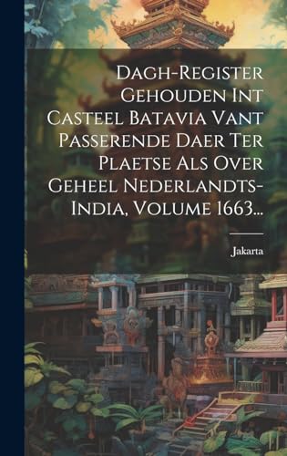 Stock image for Dagh-register Gehouden Int Casteel Batavia Vant Passerende Daer Ter Plaetse Als Over Geheel Nederlandts-india, Volume 1663. for sale by PBShop.store US