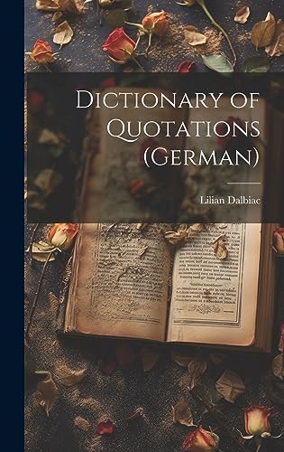 Beispielbild fr Dictionary of Quotations (German) zum Verkauf von PBShop.store US