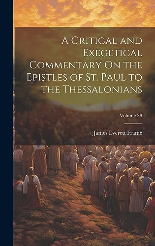 9781020305009: A Critical and Exegetical Commentary On the Epistles of St. Paul to the Thessalonians; Volume 39