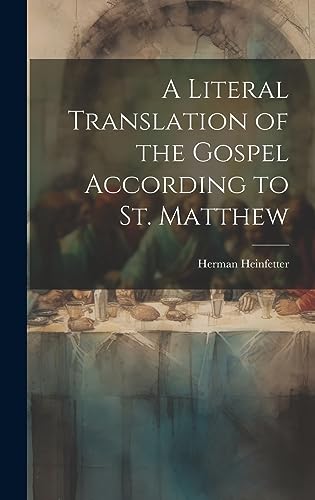 Imagen de archivo de A A Literal Translation of the Gospel According to St. Matthew a la venta por PBShop.store US