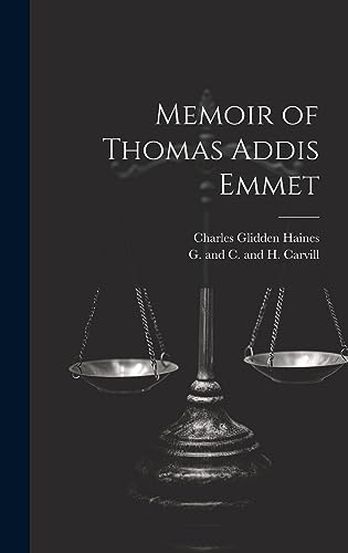 Stock image for Memoir of Thomas Addis Emmet for sale by THE SAINT BOOKSTORE