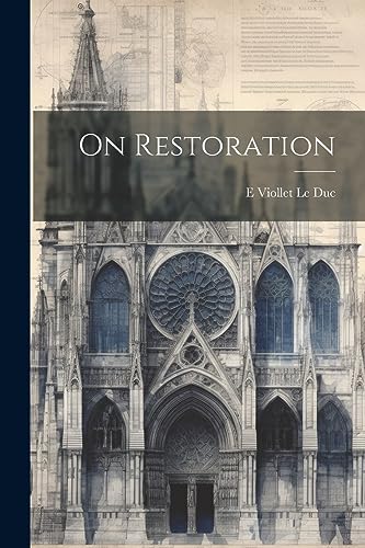 Imagen de archivo de On Restoration a la venta por GreatBookPrices