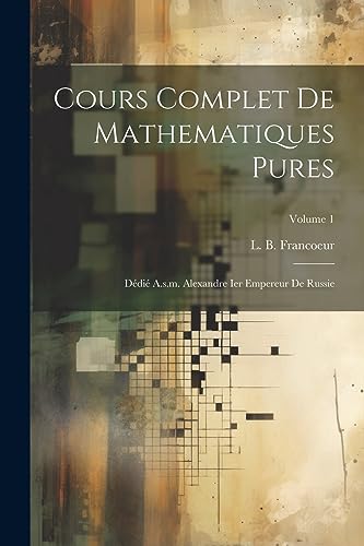 Stock image for Cours Complet De Mathematiques Pures for sale by PBShop.store US