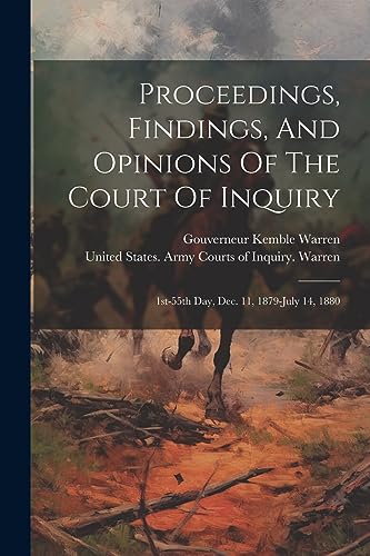 Stock image for Proceedings, Findings, And Opinions Of The Court Of Inquiry for sale by PBShop.store US