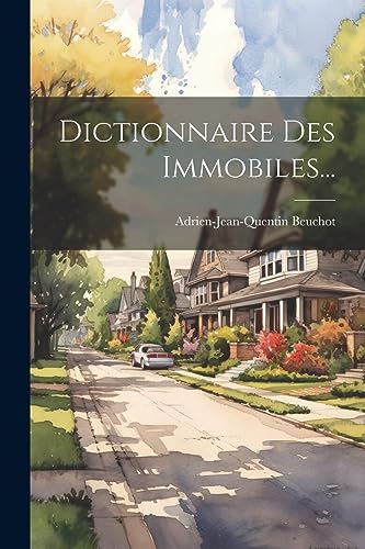 Beispielbild fr Dictionnaire Des Immobiles. zum Verkauf von PBShop.store US