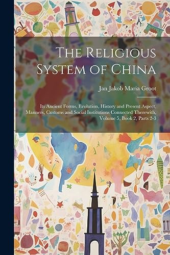 Stock image for The The Religious System of China for sale by PBShop.store US