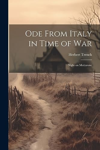 Stock image for Ode From Italy in Time of War for sale by PBShop.store US