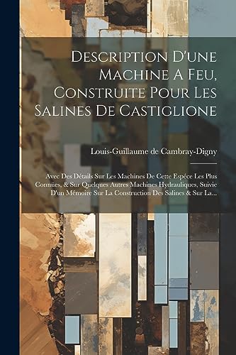 Stock image for Description D'une Machine A Feu, Construite Pour Les Salines De Castiglione for sale by PBShop.store US