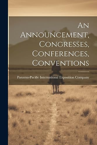 Stock image for An Announcement, Congresses, Conferences, Conventions for sale by PBShop.store US