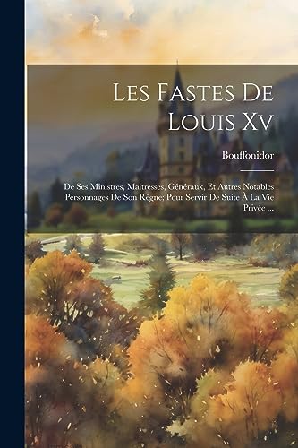 9781021731463: Les Fastes De Louis Xv: De Ses Ministres, Maitresses, Gnraux, Et Autres Notables Personnages De Son Rgne; Pour Servir De Suite  La Vie Prive ... (French Edition)