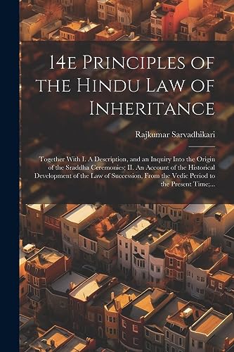 Stock image for 14e Principles of the Hindu Law of Inheritance for sale by PBShop.store US