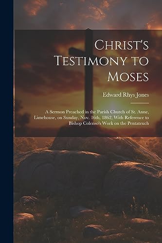 Stock image for Christ's Testimony to Moses for sale by PBShop.store US