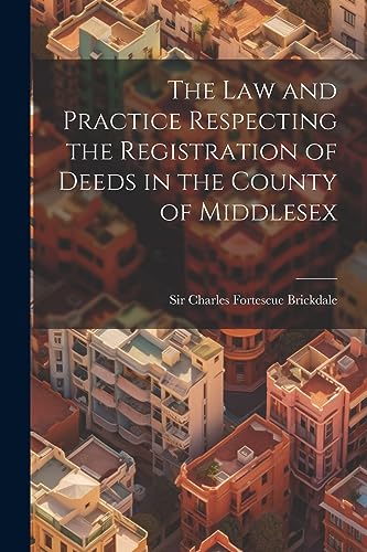 Imagen de archivo de The Law and Practice Respecting the Registration of Deeds in the County of Middlesex a la venta por PBShop.store US
