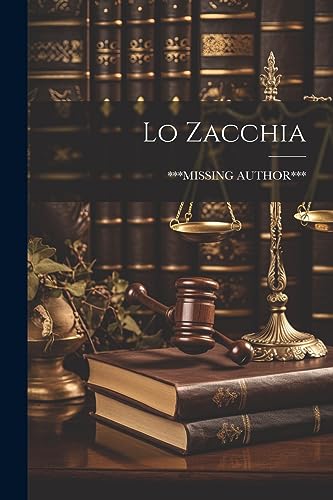 Stock image for Lo Zacchia for sale by THE SAINT BOOKSTORE