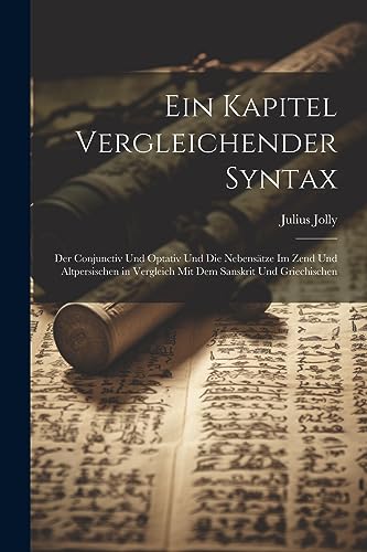 Beispielbild fr Ein Ein Kapitel Vergleichender Syntax zum Verkauf von PBShop.store US