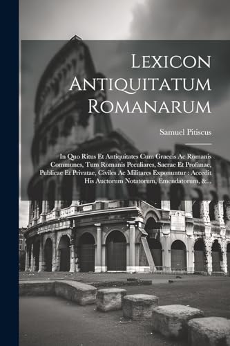 Beispielbild fr Lexicon Antiquitatum Romanarum zum Verkauf von PBShop.store US