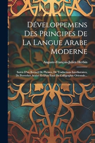 Imagen de archivo de D?veloppemens Des Principes De La Langue Arabe Moderne a la venta por PBShop.store US