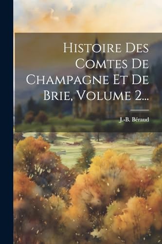Beispielbild fr Histoire Des Comtes De Champagne Et De Brie, Volume 2. zum Verkauf von PBShop.store US
