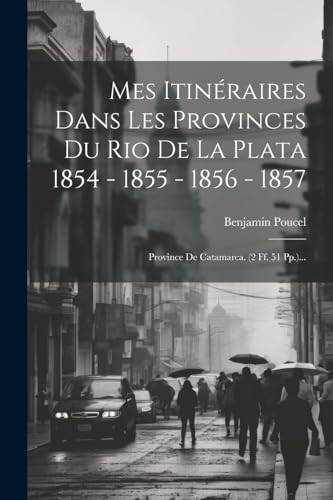 Imagen de archivo de Mes Itin?raires Dans Les Provinces Du Rio De La Plata 1854 - 1855 - 1856 - 1857 a la venta por PBShop.store US