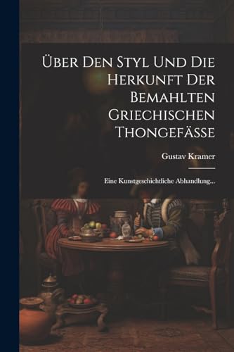 Imagen de archivo de ber Den Styl Und Die Herkunft Der Bemahlten Griechischen Thongef?sse a la venta por PBShop.store US