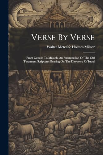 Imagen de archivo de Verse By Verse: From Genesis To Malachi An Examination Of The Old Testament Scriptures Bearing On The Discovery Of Israel a la venta por THE SAINT BOOKSTORE