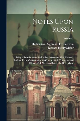 Stock image for Notes Upon Russia for sale by PBShop.store US