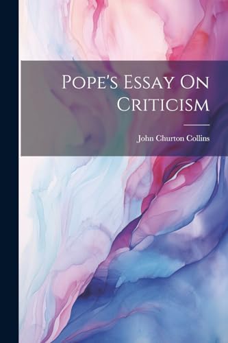 Imagen de archivo de Pope's Essay On Criticism a la venta por PBShop.store US