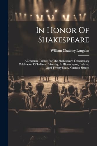 Stock image for In Honor Of Shakespeare for sale by PBShop.store US