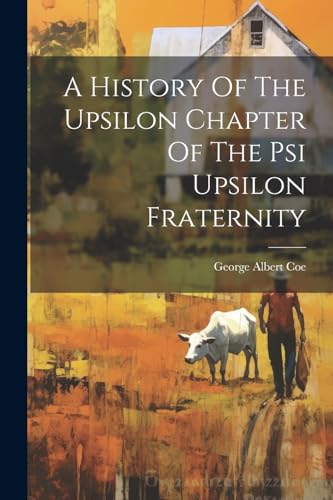 Stock image for A History Of The Upsilon Chapter Of The Psi Upsilon Fraternity for sale by THE SAINT BOOKSTORE