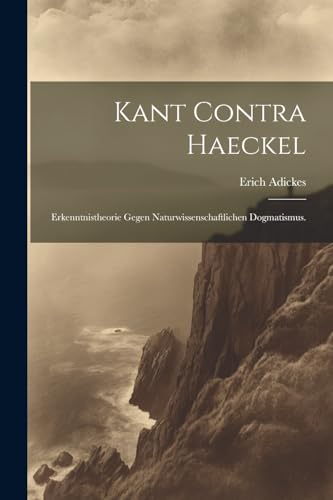 Beispielbild fr Kant Contra Haeckel zum Verkauf von PBShop.store US