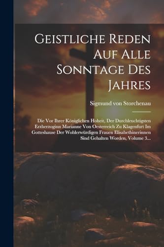 Stock image for Geistliche Reden Auf Alle Sonntage Des Jahres for sale by PBShop.store US