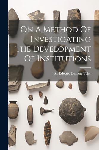 Imagen de archivo de On A Method Of Investigating The Development Of Institutions a la venta por THE SAINT BOOKSTORE