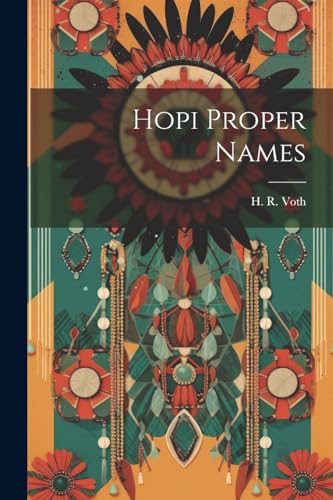 Imagen de archivo de Hopi Proper Names a la venta por PBShop.store US