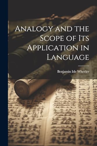 Beispielbild fr Analogy and the Scope of Its Application in Language zum Verkauf von PBShop.store US