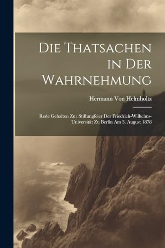 Stock image for Die Die Thatsachen in Der Wahrnehmung for sale by PBShop.store US