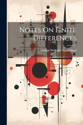 Stock image for Notes On Finite Differences for sale by PBShop.store US