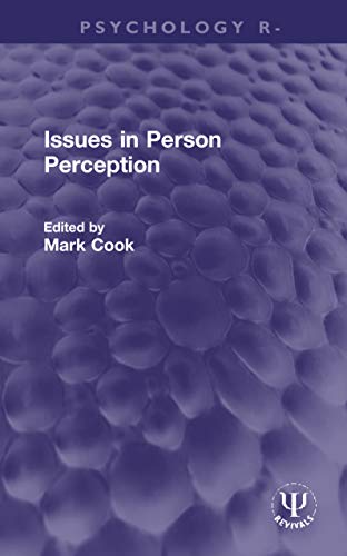 Beispielbild fr Issues in Person Perception zum Verkauf von Blackwell's