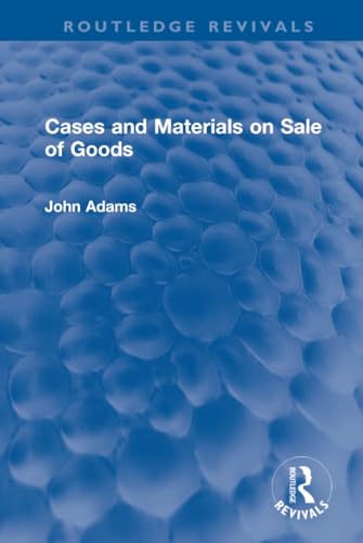 Beispielbild fr Cases and Materials on Sale of Goods zum Verkauf von Blackwell's