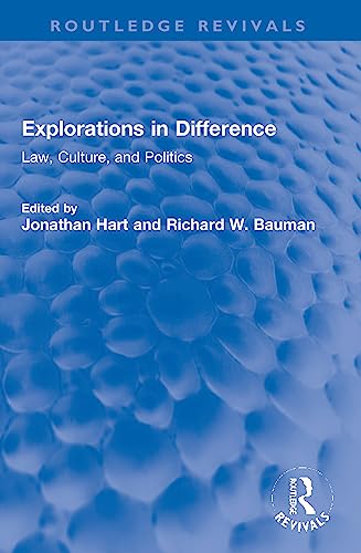 9781032005522: Explorations in Difference: Law, Culture, and Politics (Routledge Revivals)
