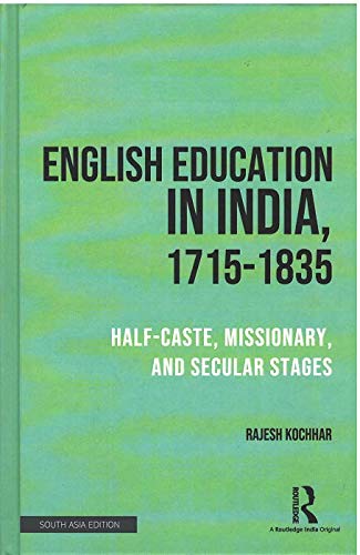 Stock image for English Education in India, 1715-1835 for sale by Kanic Books