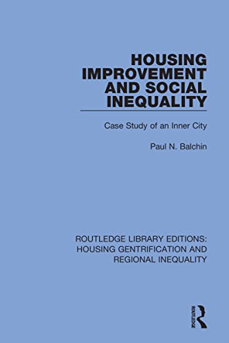 Beispielbild fr Housing Improvement and Social Inequality zum Verkauf von Blackwell's