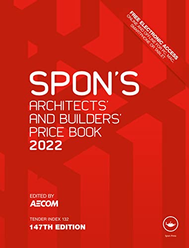 Stock image for Spon's Architects' and Builders' Price Book 2022 (Spon's Price Books) for sale by Bahamut Media