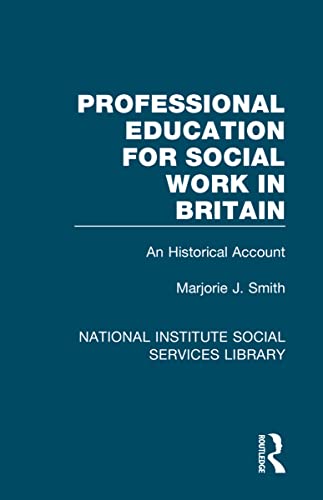 Beispielbild fr Professional Education for Social Work in Britain zum Verkauf von Blackwell's