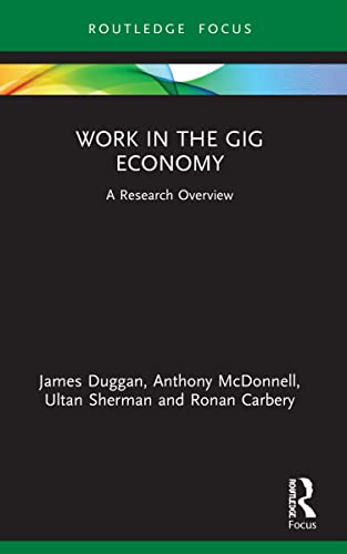 Imagen de archivo de Work in the Gig Economy a la venta por Blackwell's