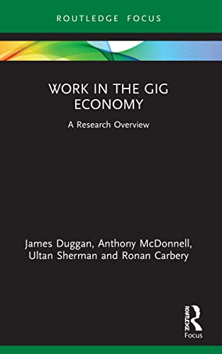 9781032075266: Work in the Gig Economy (State of the Art in Business Research)
