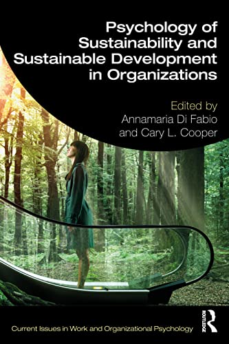 Stock image for Psychology of Sustainability and Sustainable Development in Organizations (Current Issues in Work and Organizational Psychology) for sale by GF Books, Inc.